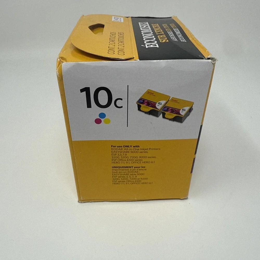 Kodak 10C Color Ink Cartridge Double Pack Genuine OEM New Sealed OLD STOCK 2018